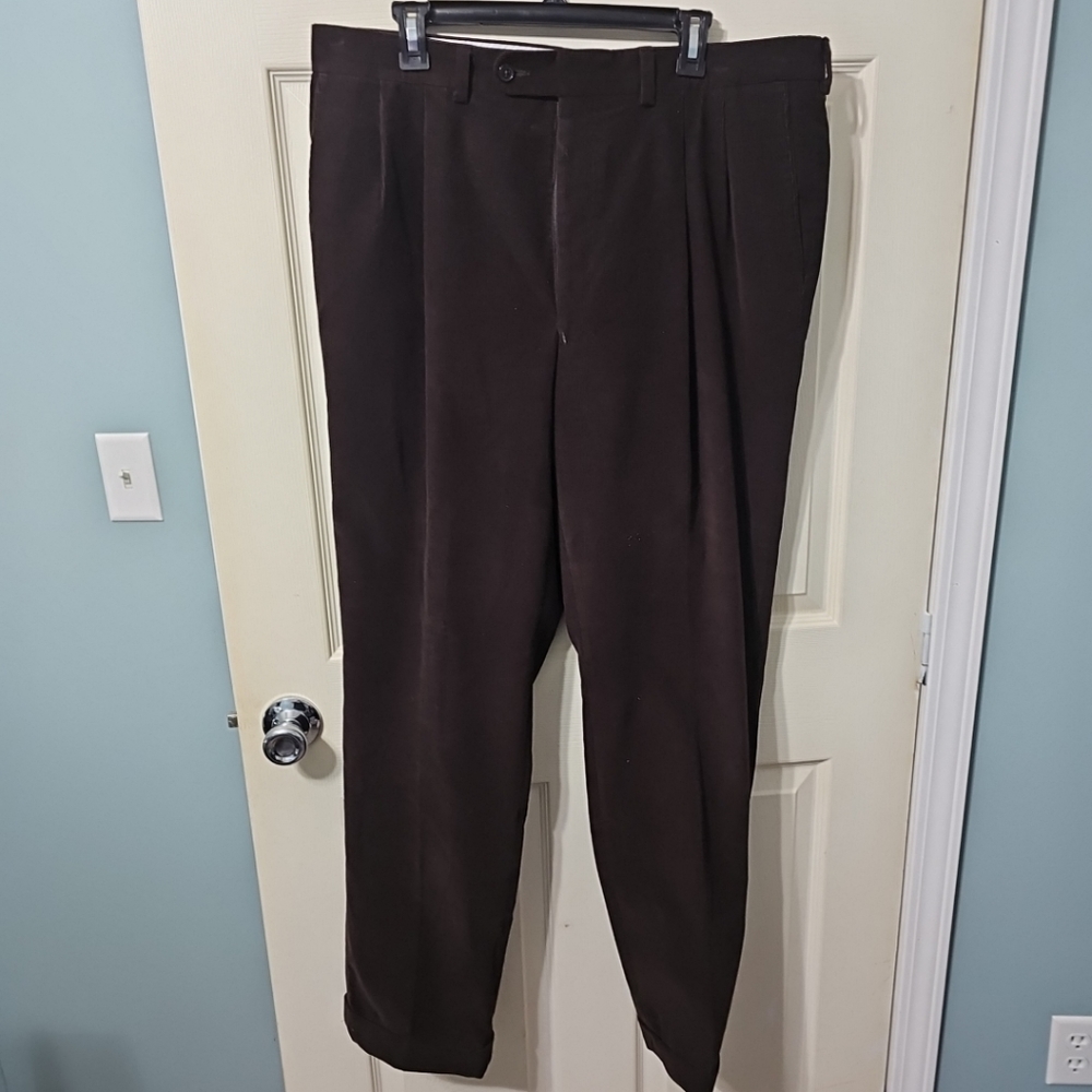 Jack Victor‎ Michael Dress Pants Size R38 In Dark Brown EUC